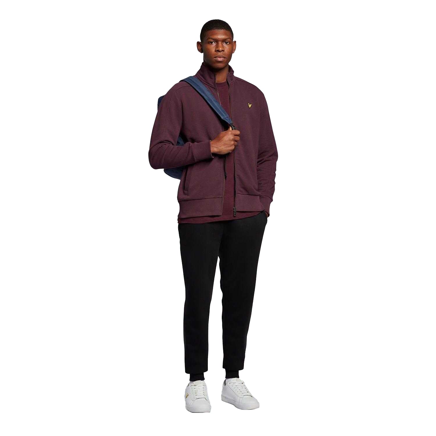 Burgundy - Lifestyle - Lyle & Scott Mens Track Top