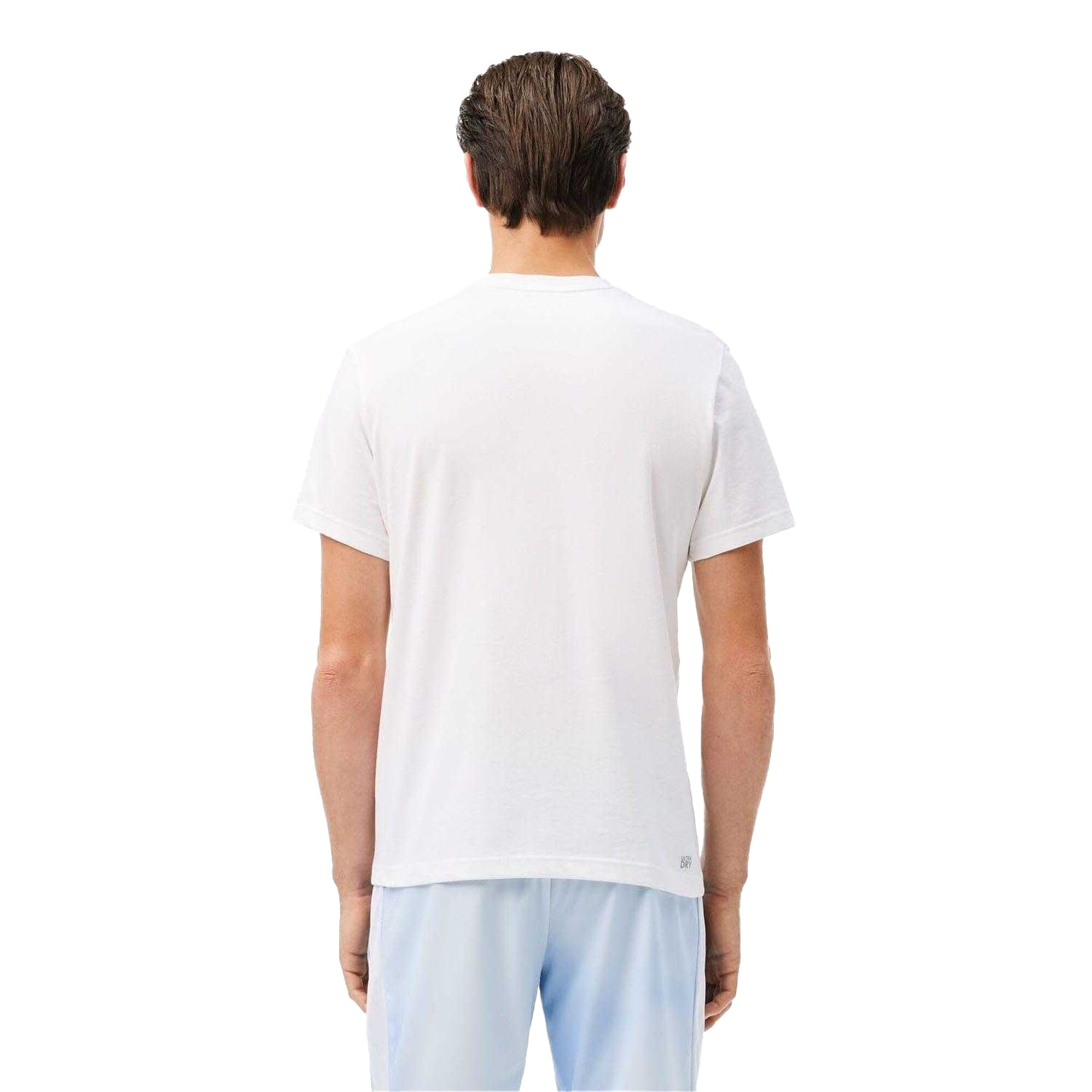 White - Back - Lacoste Mens Tennis X Daniil Medvedev T-Shirt