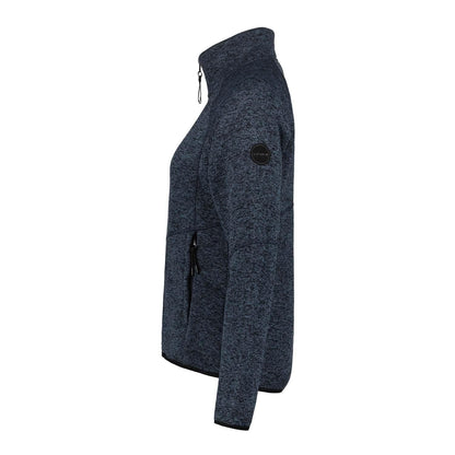 Blue - Side - Icepeak Womens-Ladies Addison Full Zip Fleece Jacket