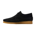 Brown - Side - Clarks Mens Weaver Suede Shoes