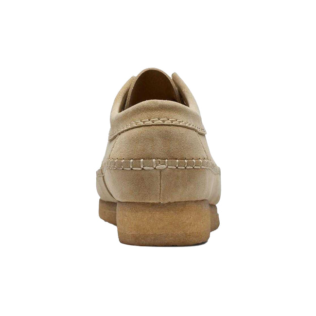 Brown - Pack Shot - Clarks Mens Weaver Suede Shoes