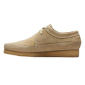 Brown - Close up - Clarks Mens Weaver Suede Shoes
