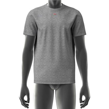 Grey - Front - Diesel Mens T-Diegor-D T-Shirt