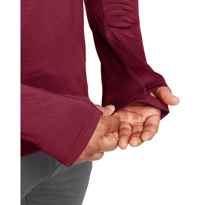 Red - Side - Under Armour Mens Vanish Cold Weather Quarter Zip Training Top