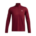 Red - Front - Under Armour Mens Vanish Cold Weather Quarter Zip Training Top