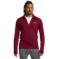 Red - Lifestyle - Under Armour Mens Vanish Cold Weather Quarter Zip Training Top