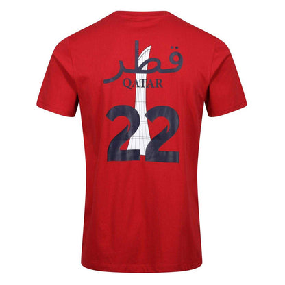 Red - Back - Luke 1977 Unisex Adult Qatar 22 T-Shirt