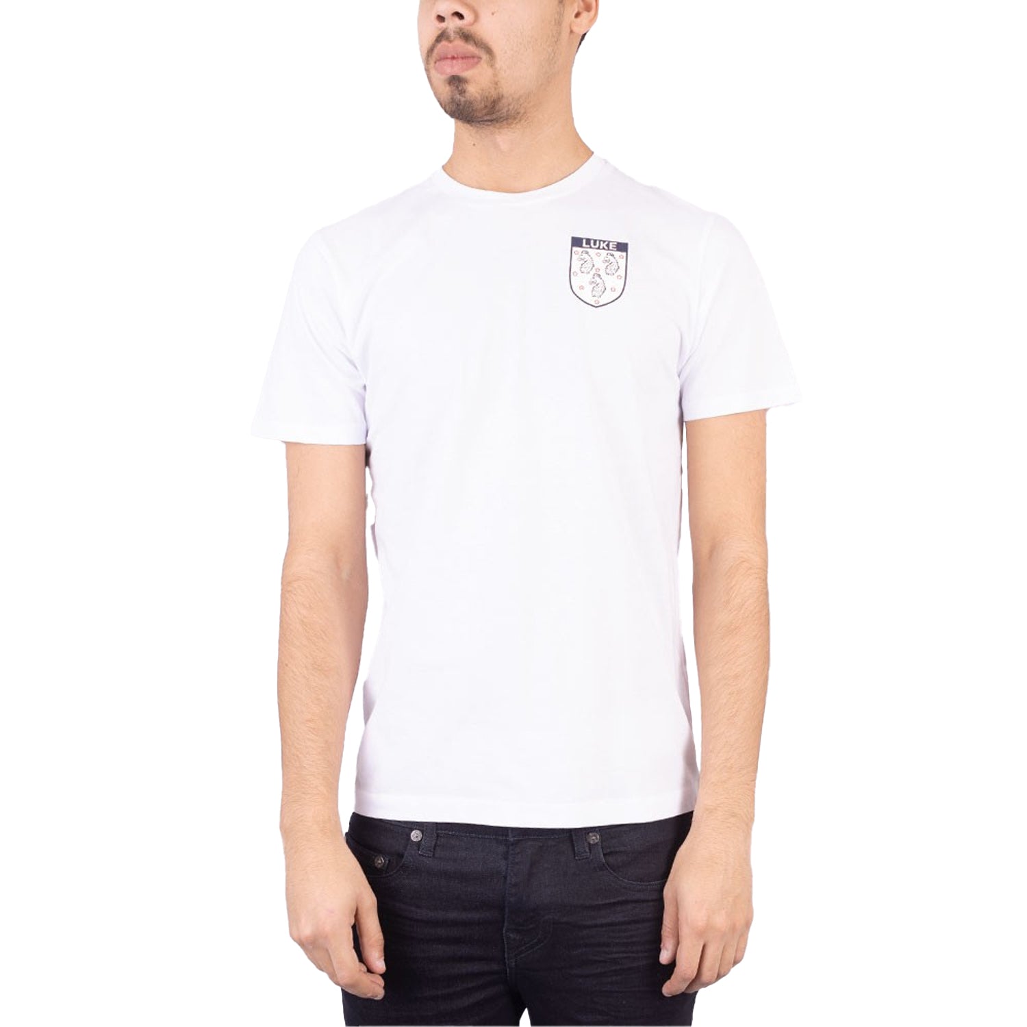 White - Close up - Luke 1977 Unisex Adult Qatar 22 T-Shirt