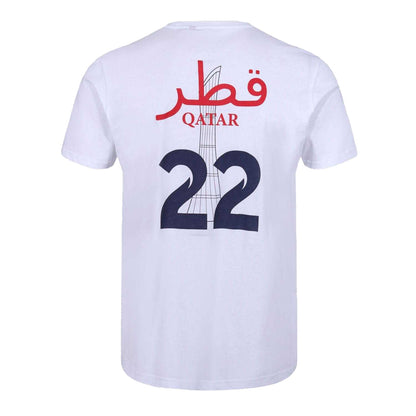 White - Side - Luke 1977 Unisex Adult Qatar 22 T-Shirt