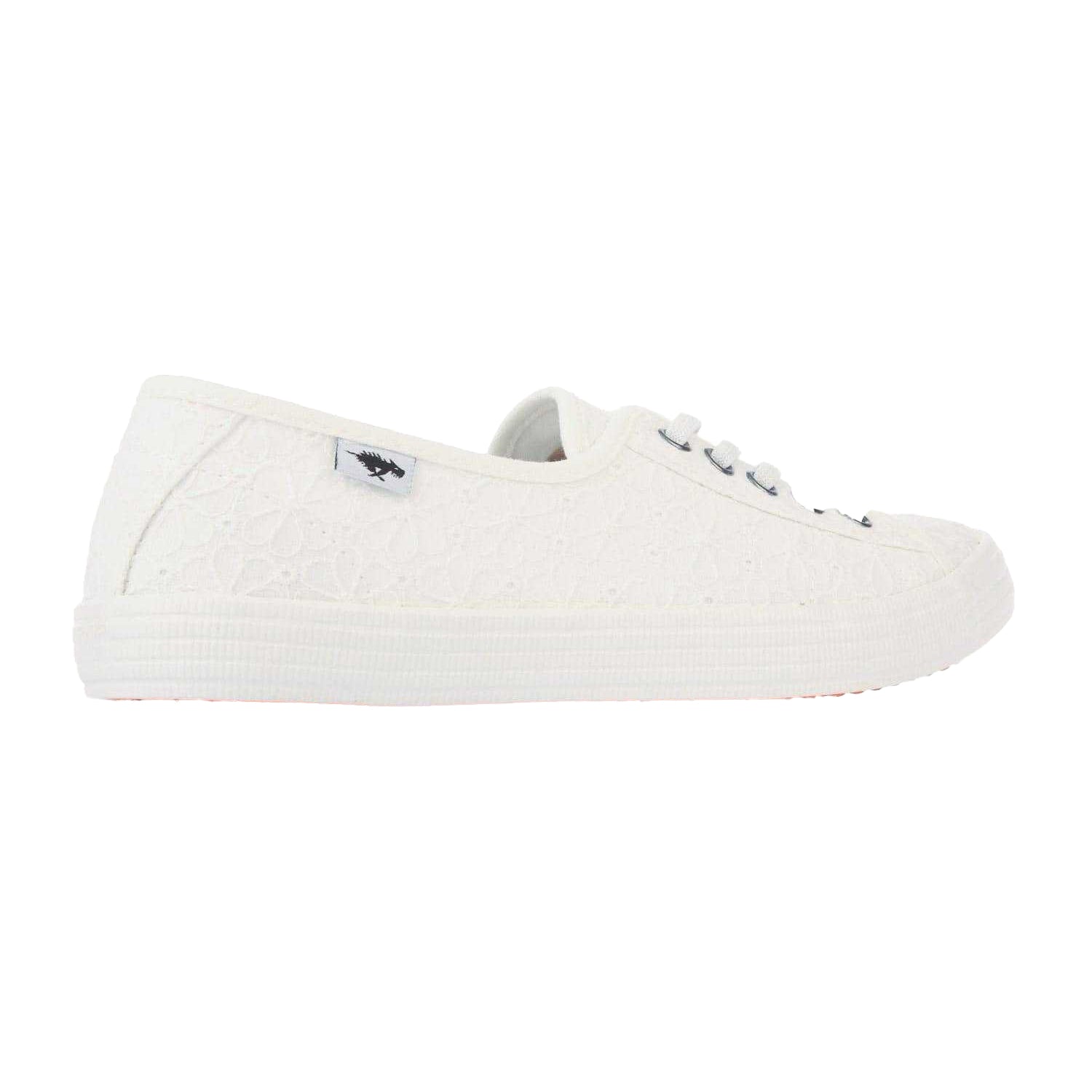 White - Back - Rocket Dog Womens-Ladies Chow Chow Elsie Eyelets Pumps