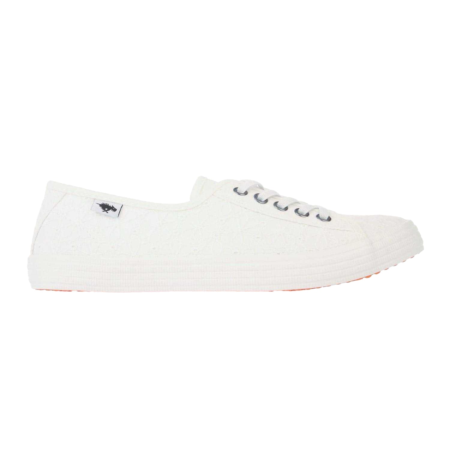 White - Lifestyle - Rocket Dog Womens-Ladies Chow Chow Elsie Eyelets Pumps