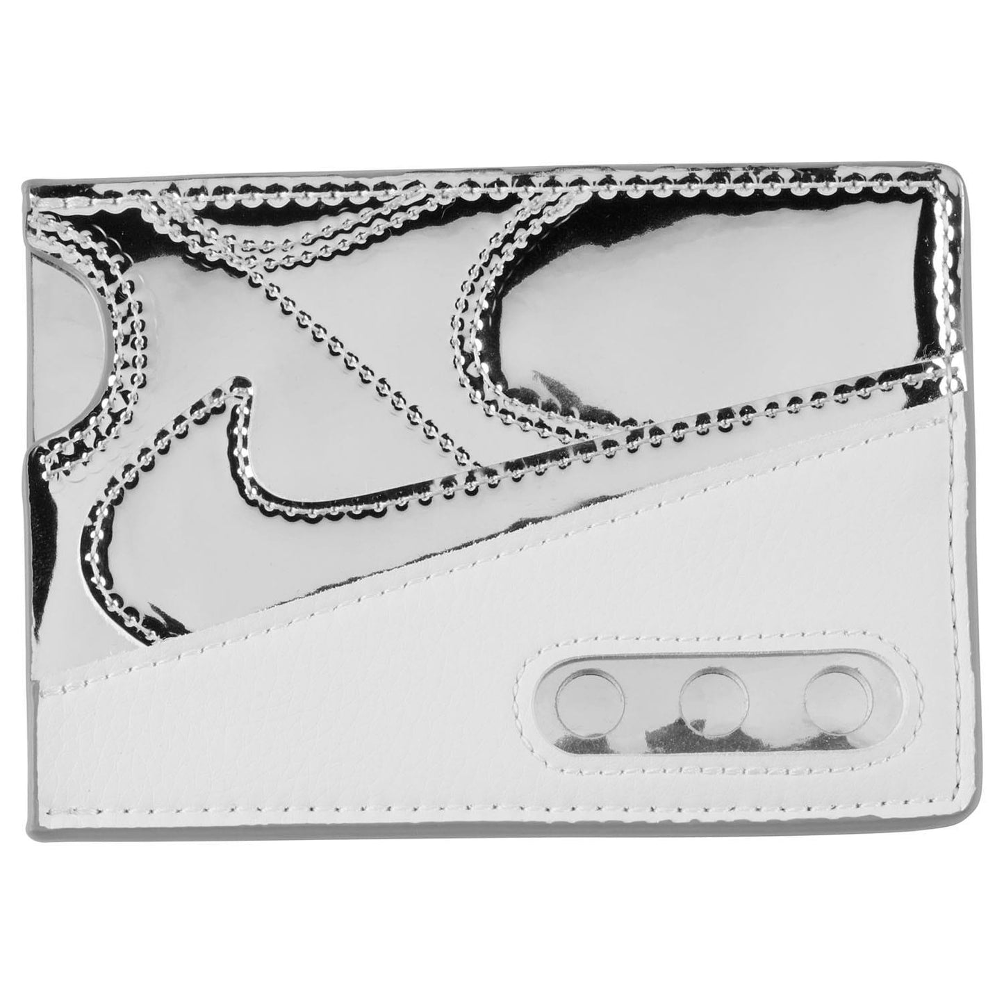 Silver - Back - Nike Air Max 90 Icon Card Wallet