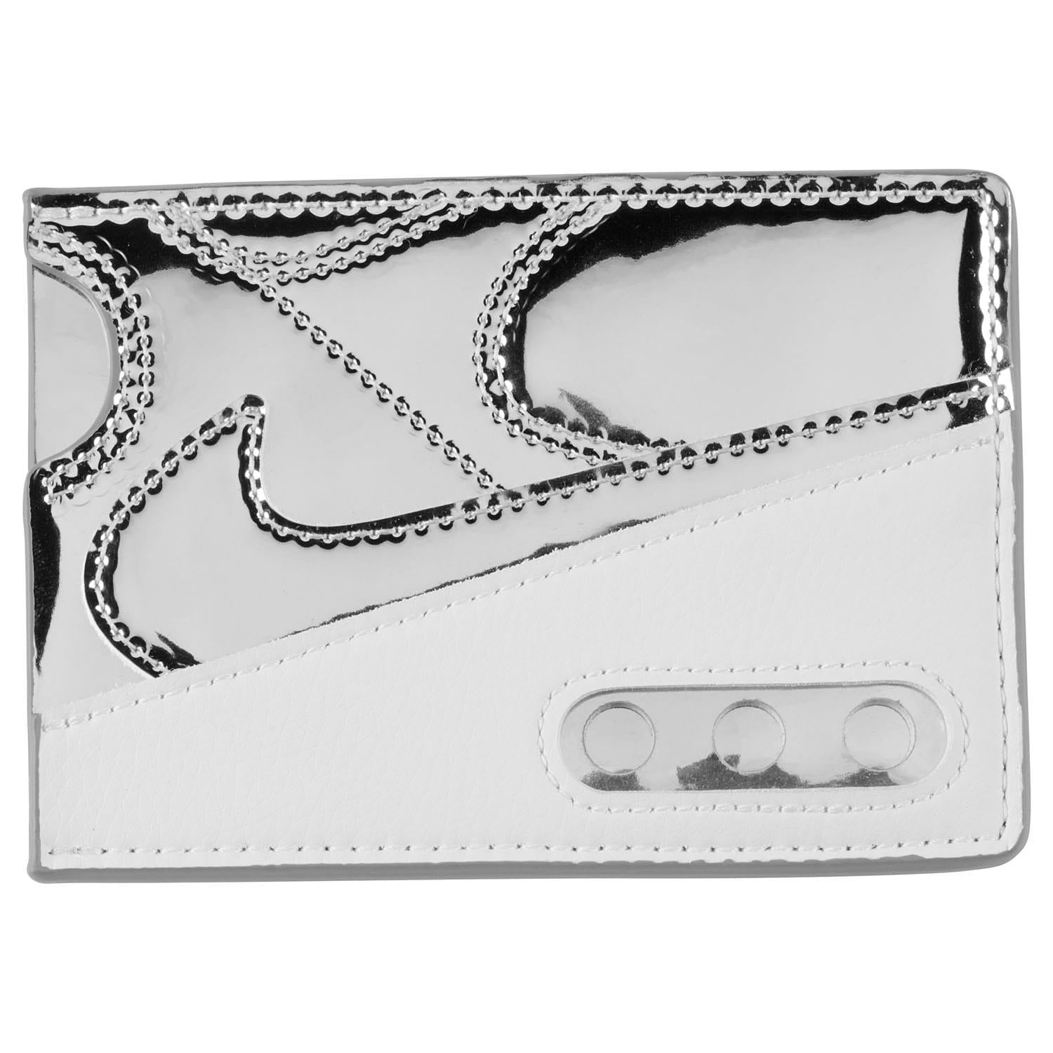 Silver - Back - Nike Air Max 90 Icon Card Wallet