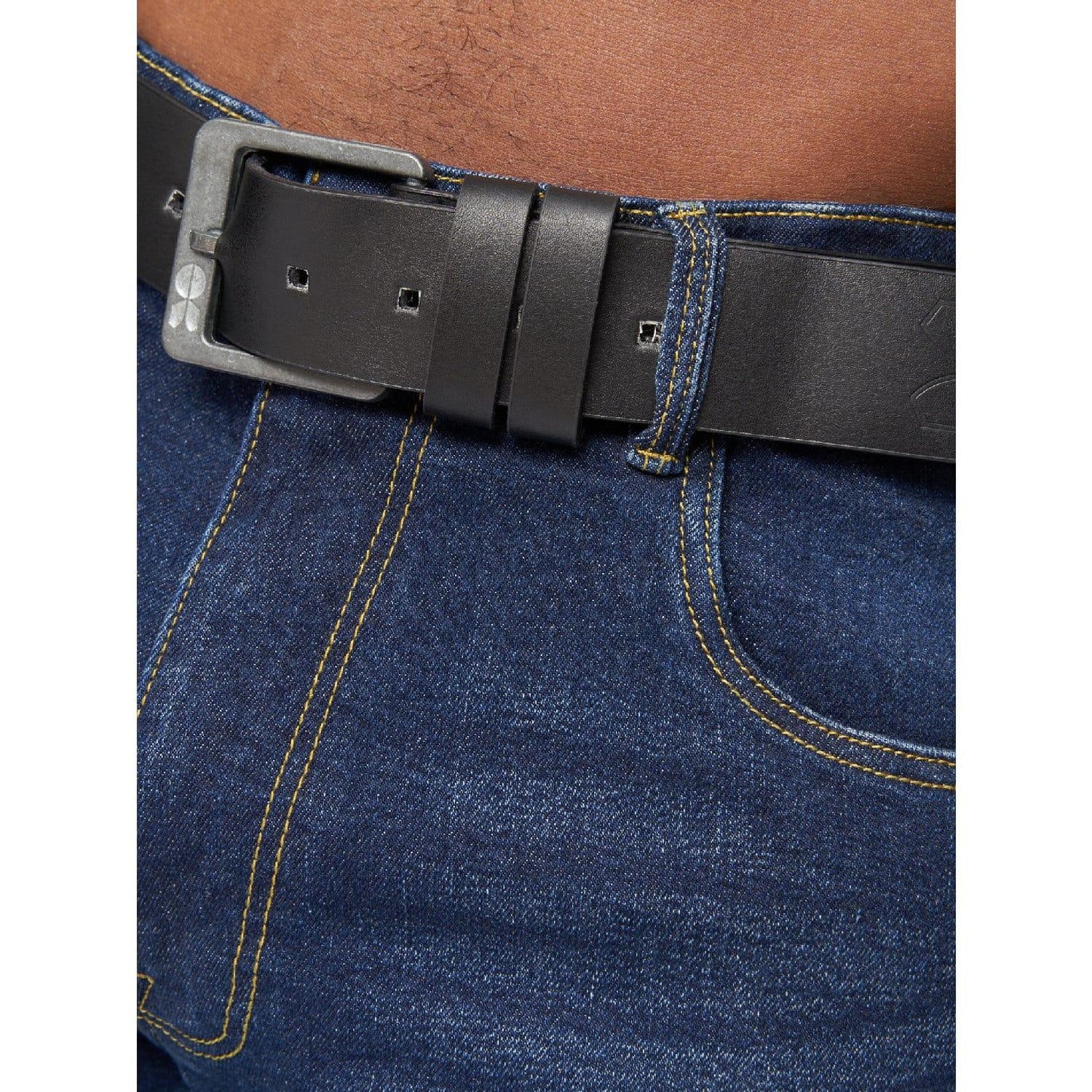 Blue - Pack Shot - Crosshatch Mens Cadman Straight Jeans