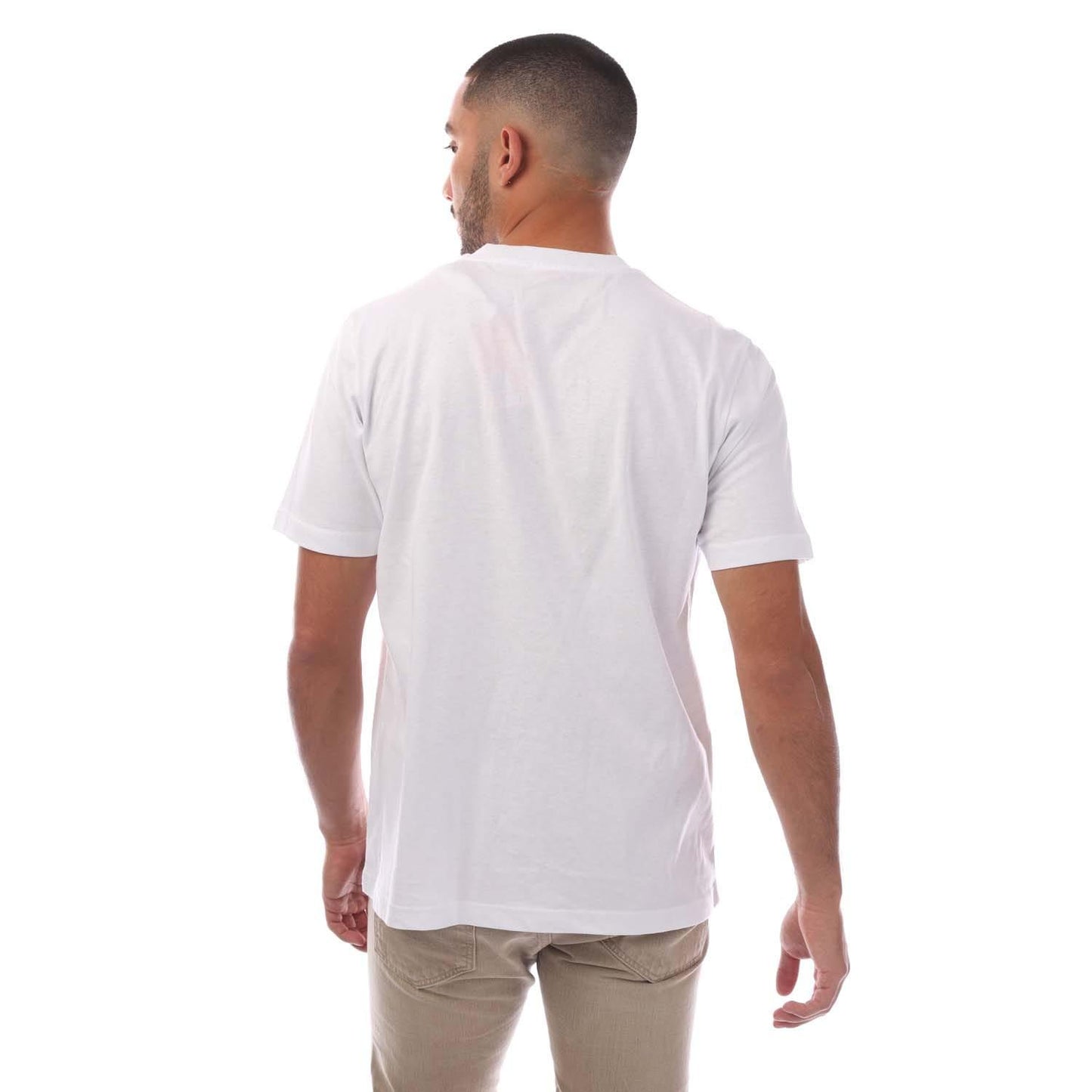 White - Back - Diesel Mens T-Just-N5 T-Shirt
