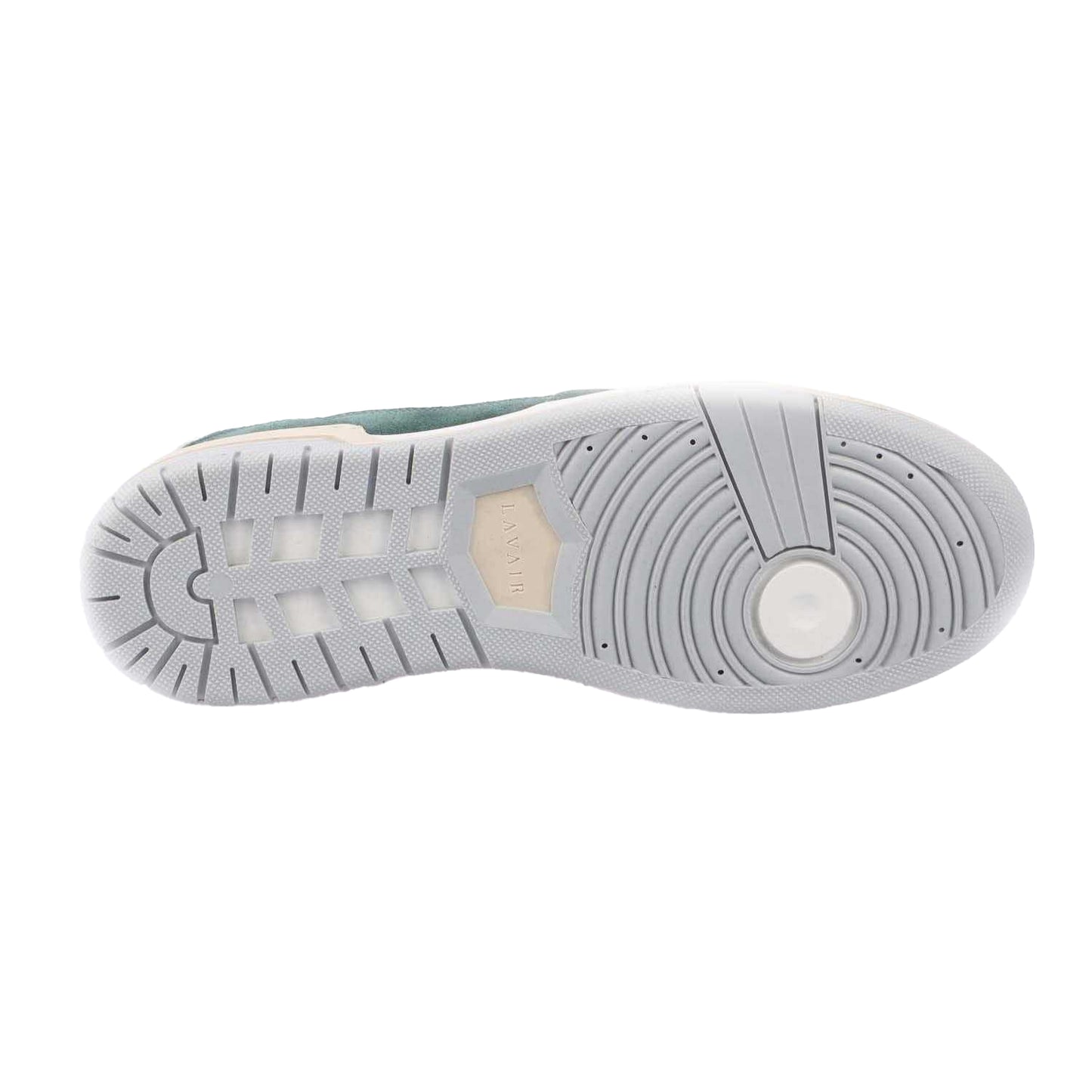 White-Green - Lifestyle - Lavair Mens Vadum Leather Trainers