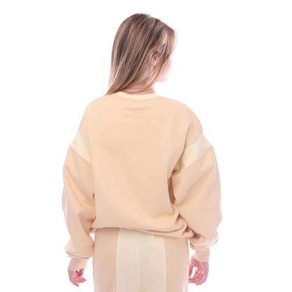Off White - Back - Ambush Womens-Ladies Varsity Crew Neck Sweatshirt