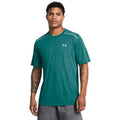 Dark Green - Side - Under Armour Mens Tech Reflective T-Shirt