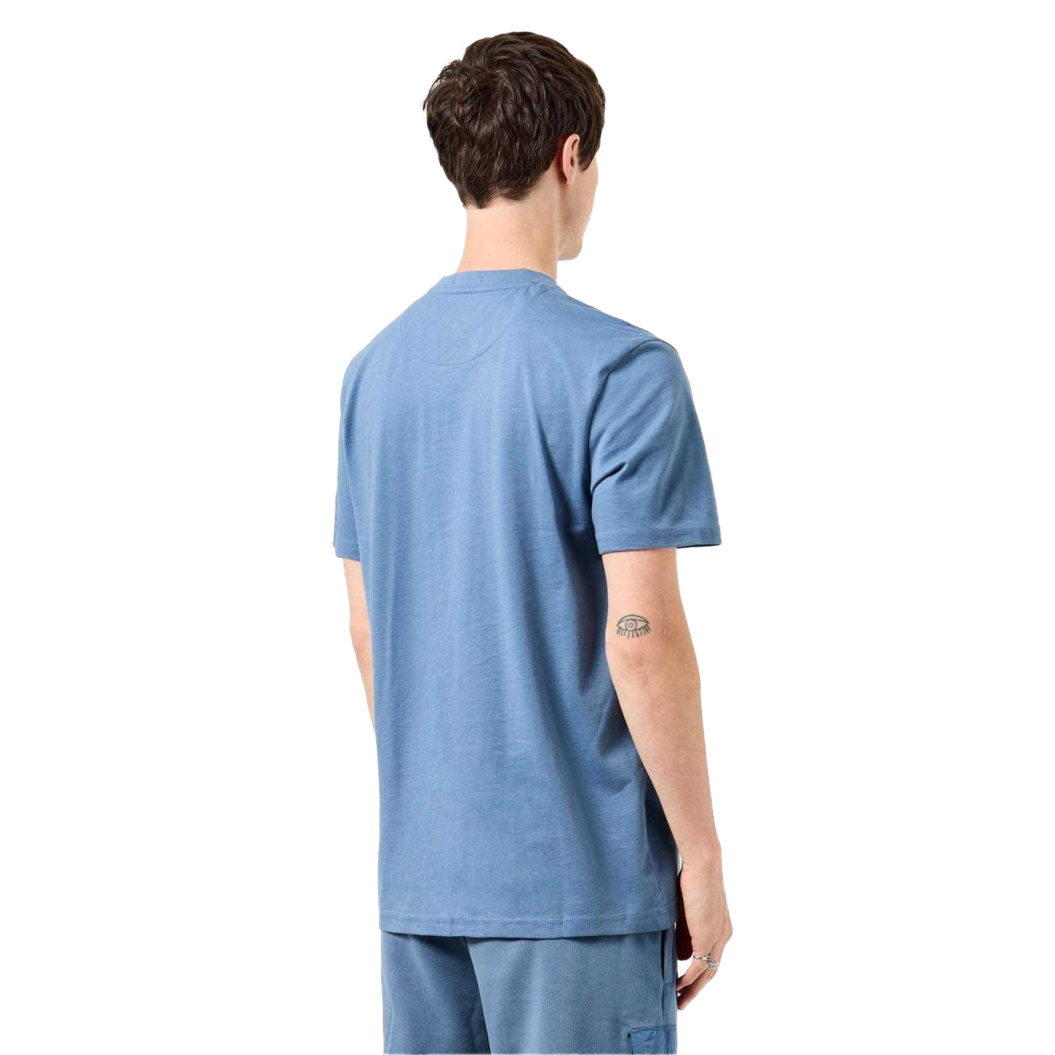Blue - Back - Weekend Offender Mens Takaji Parachute Pocket T-Shirt