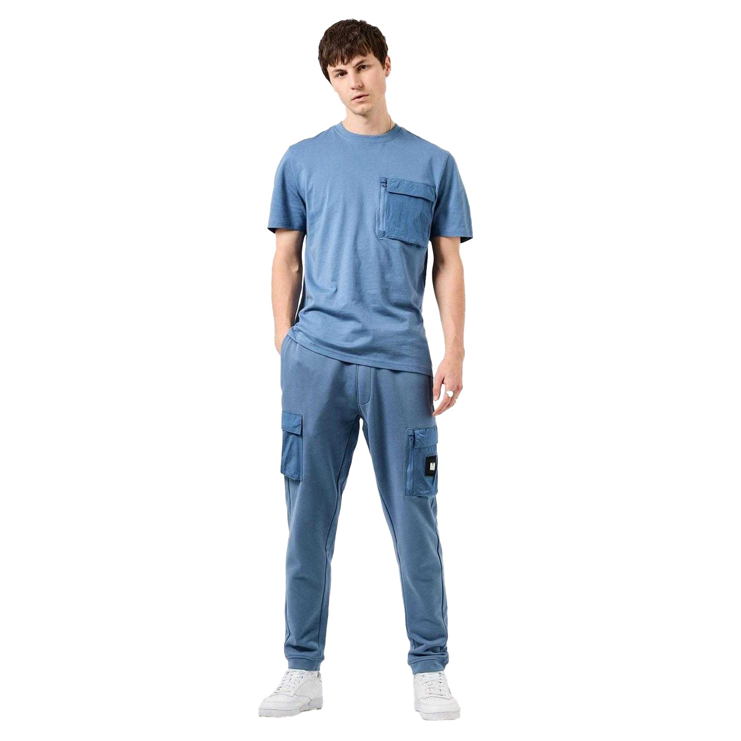 Blue - Lifestyle - Weekend Offender Mens Takaji Parachute Pocket T-Shirt