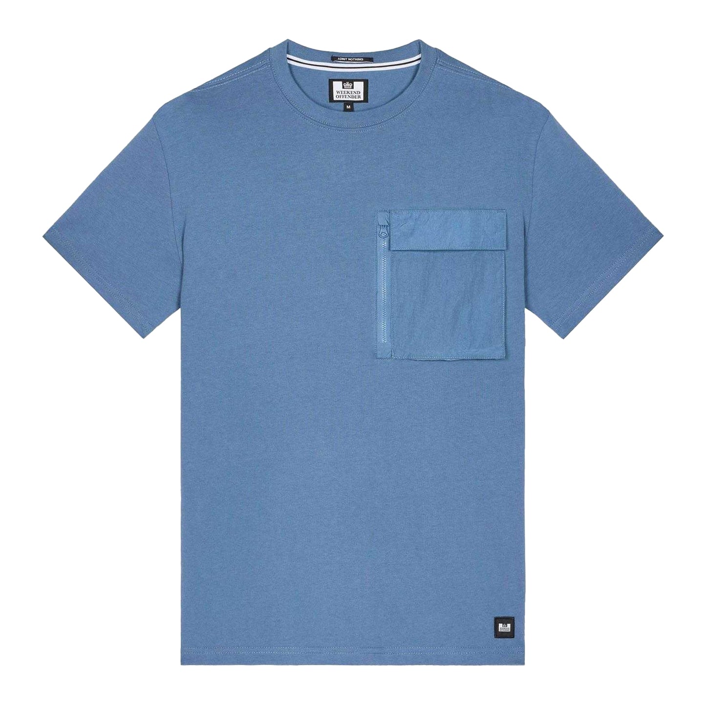 Blue - Front - Weekend Offender Mens Takaji Parachute Pocket T-Shirt
