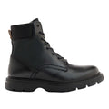 Black - Side - Hugo Boss Mens Jacob Leather Ankle Boots