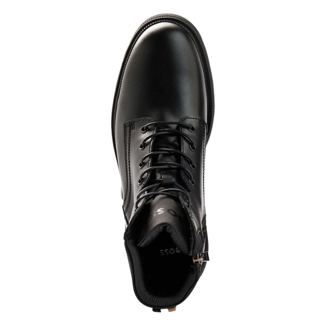 Black - Lifestyle - Hugo Boss Mens Jacob Leather Ankle Boots
