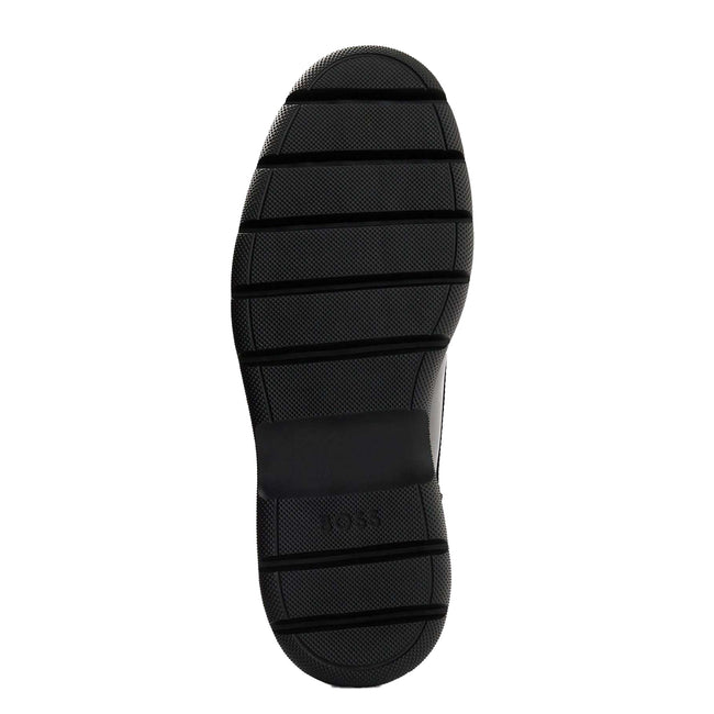 Black - Pack Shot - Hugo Boss Mens Jacob Leather Ankle Boots