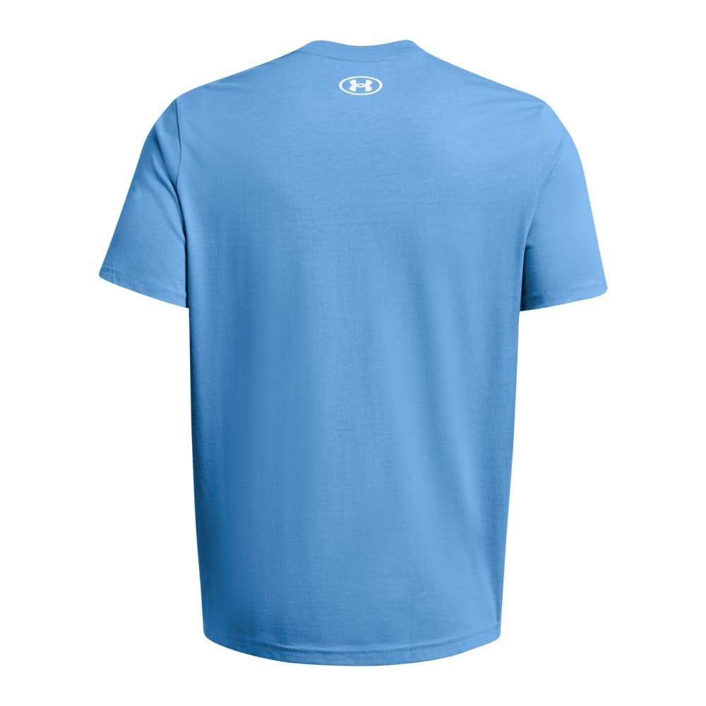 Blue - Back - Under Armour Mens Sportstyle Update Logo T-Shirt