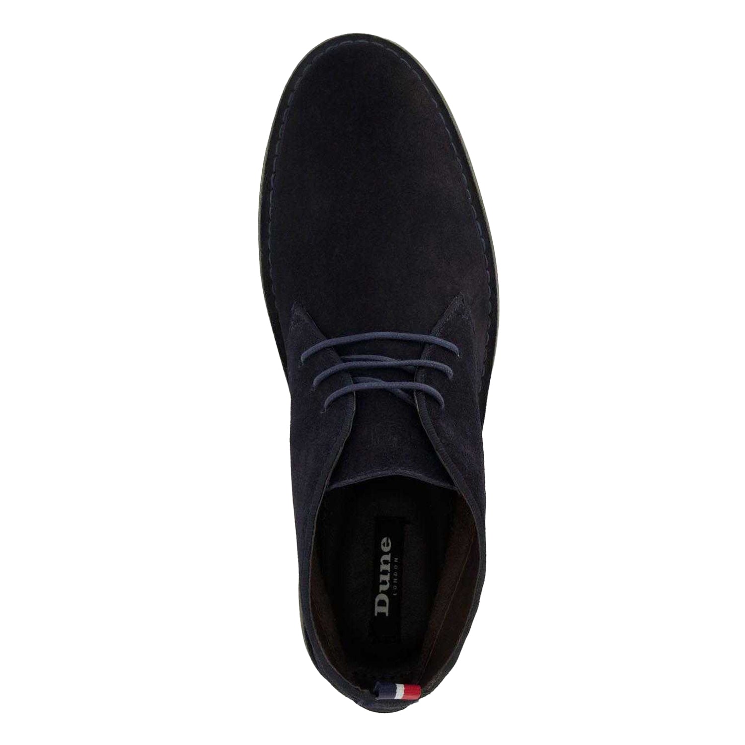 Navy - Lifestyle - Dune London Mens Creed Suede Chukka Boots