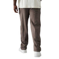 Brown - Back - Fiftyfive Mens Verlus Straight Leg Jogging Bottoms