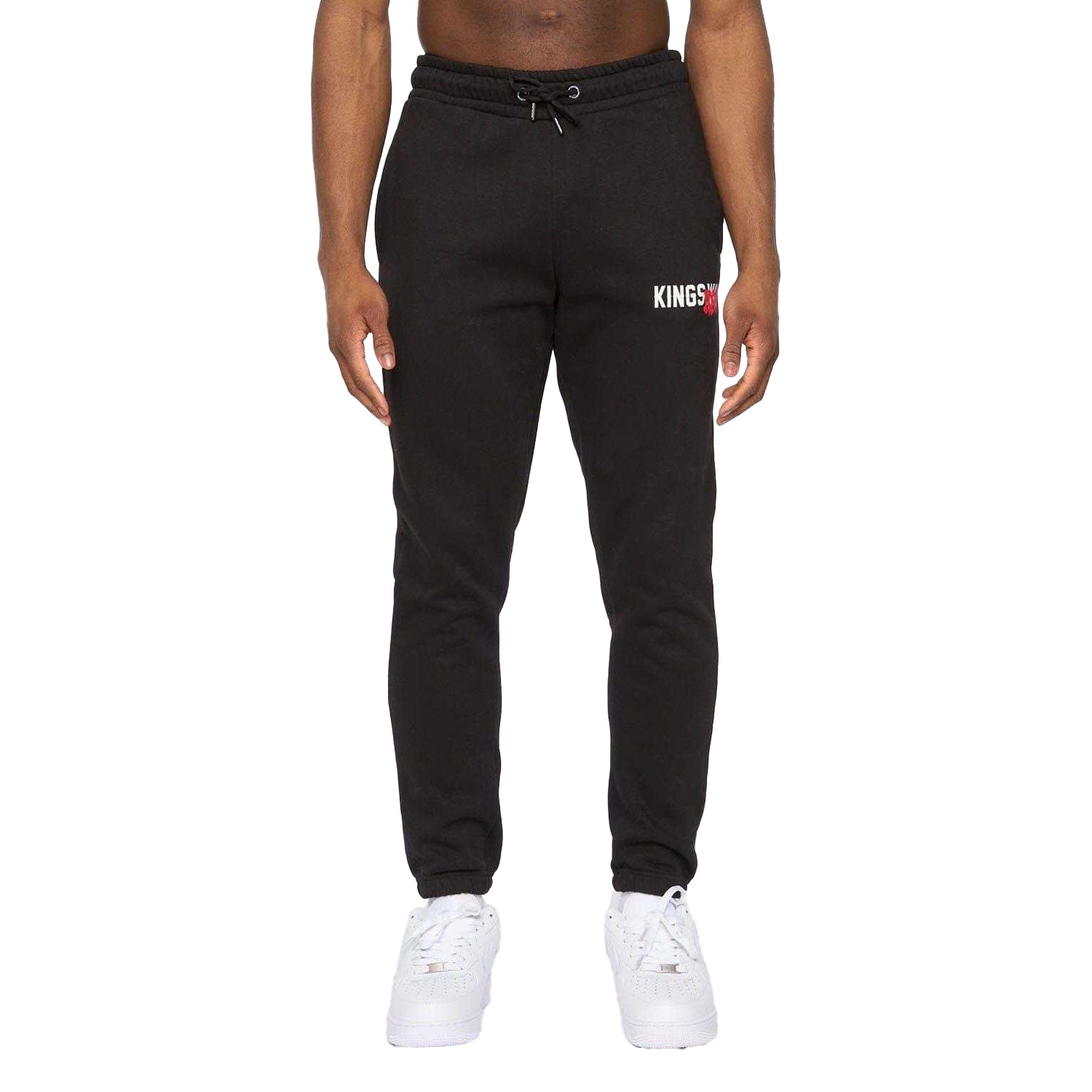 Black - Front - Kings Will Dream Mens Tagged Jogging Bottoms