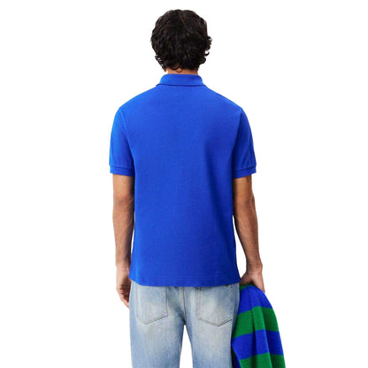 Blue - Back - Lacoste Mens L.12.12 Badge Classic Polo Shirt