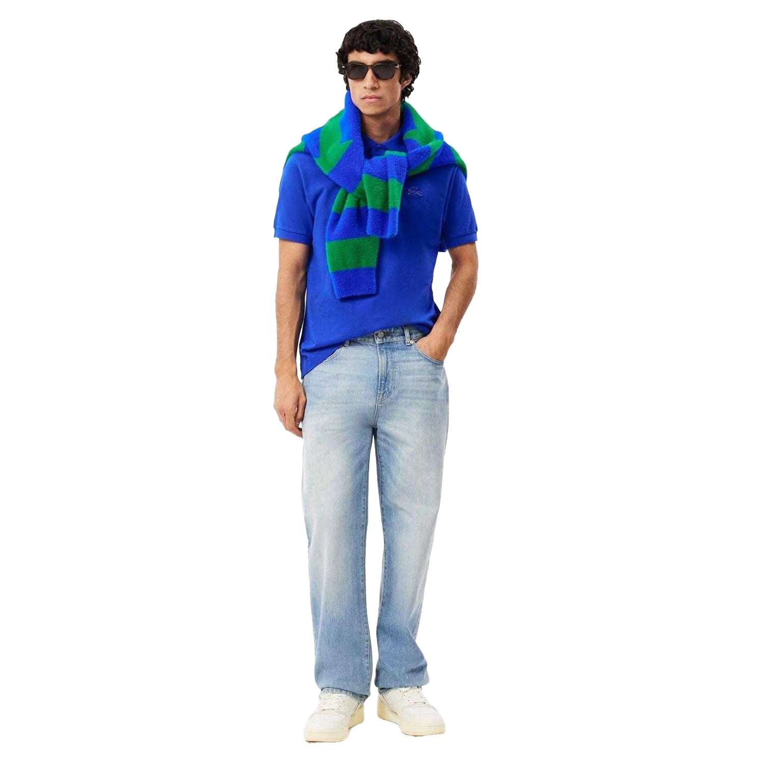 Blue - Lifestyle - Lacoste Mens L.12.12 Badge Classic Polo Shirt