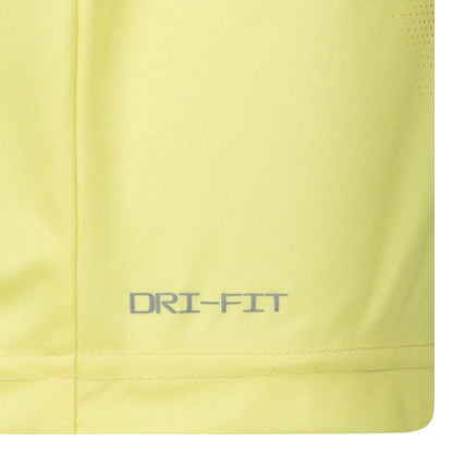Yellow - Side - Nike Childrens-Kids Stacked Logo T-Shirt