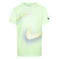 Green - Front - Nike Childrens-Kids Stacked Logo T-Shirt