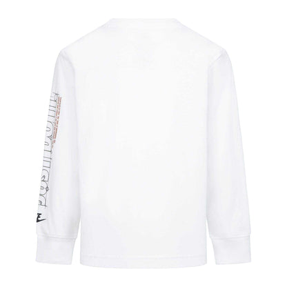 White - Back - Nike Boys Future Utility Long-Sleeved T-Shirt