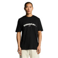 Black - Side - Lyle & Scott Mens Established 1874 Graphic T-Shirt