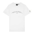 White - Front - Lyle & Scott Mens Established 1874 Graphic T-Shirt