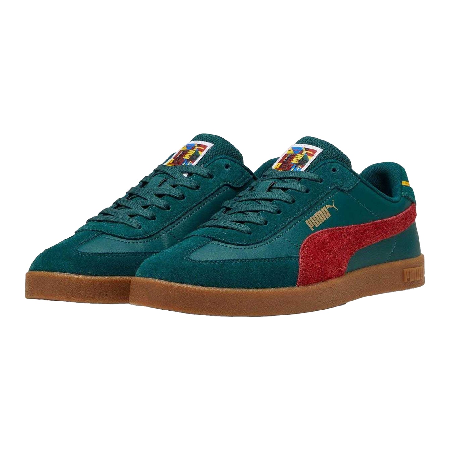 Green - Front - Puma Unisex Adult Club II Era Year of Sports Trainers