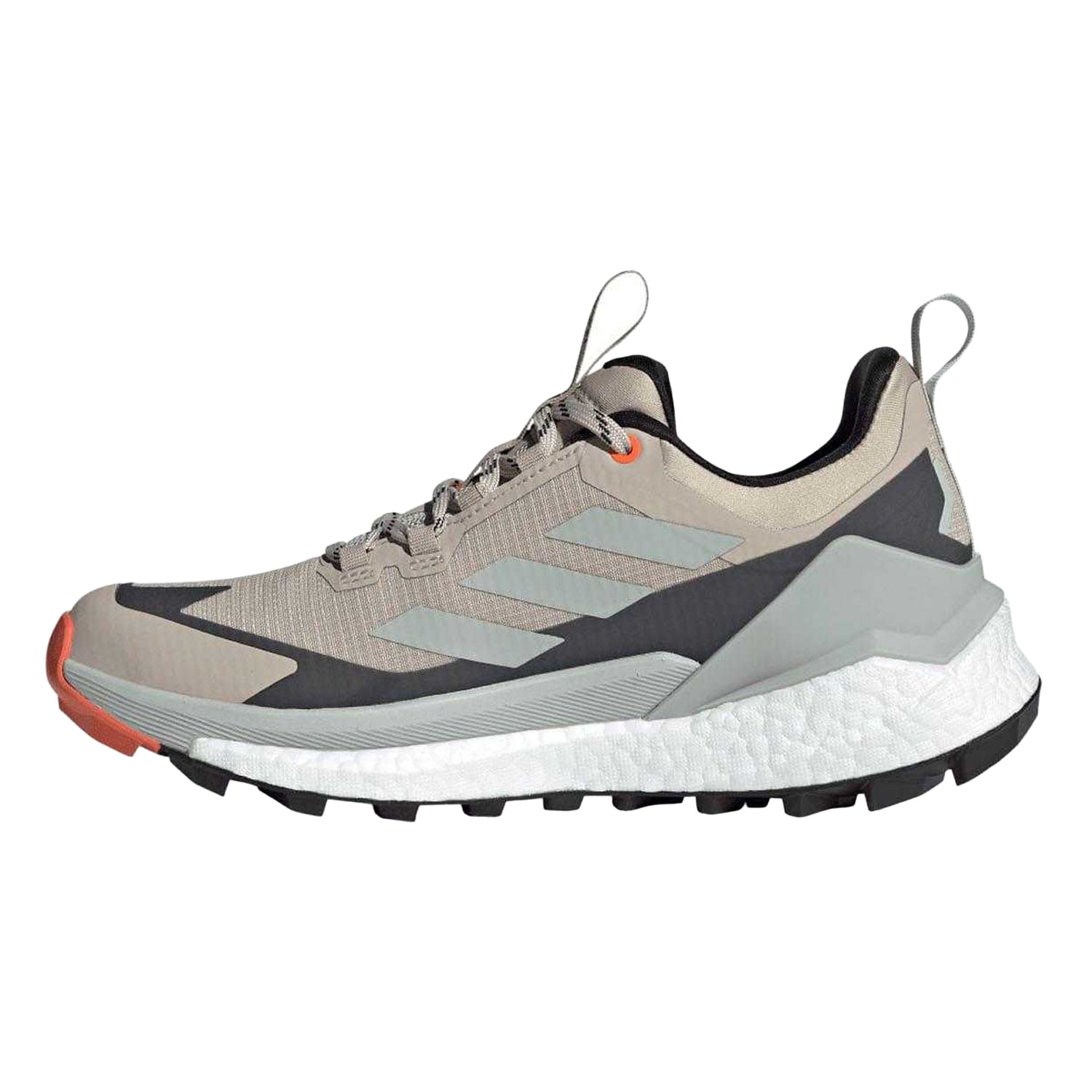 Beige - Back - Adidas Mens Terrex Free Hiker 2.0 Synthetic Leather Low Hiking Shoes