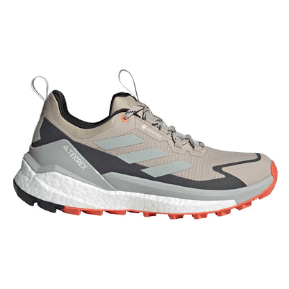 Beige - Side - Adidas Mens Terrex Free Hiker 2.0 Synthetic Leather Low Hiking Shoes