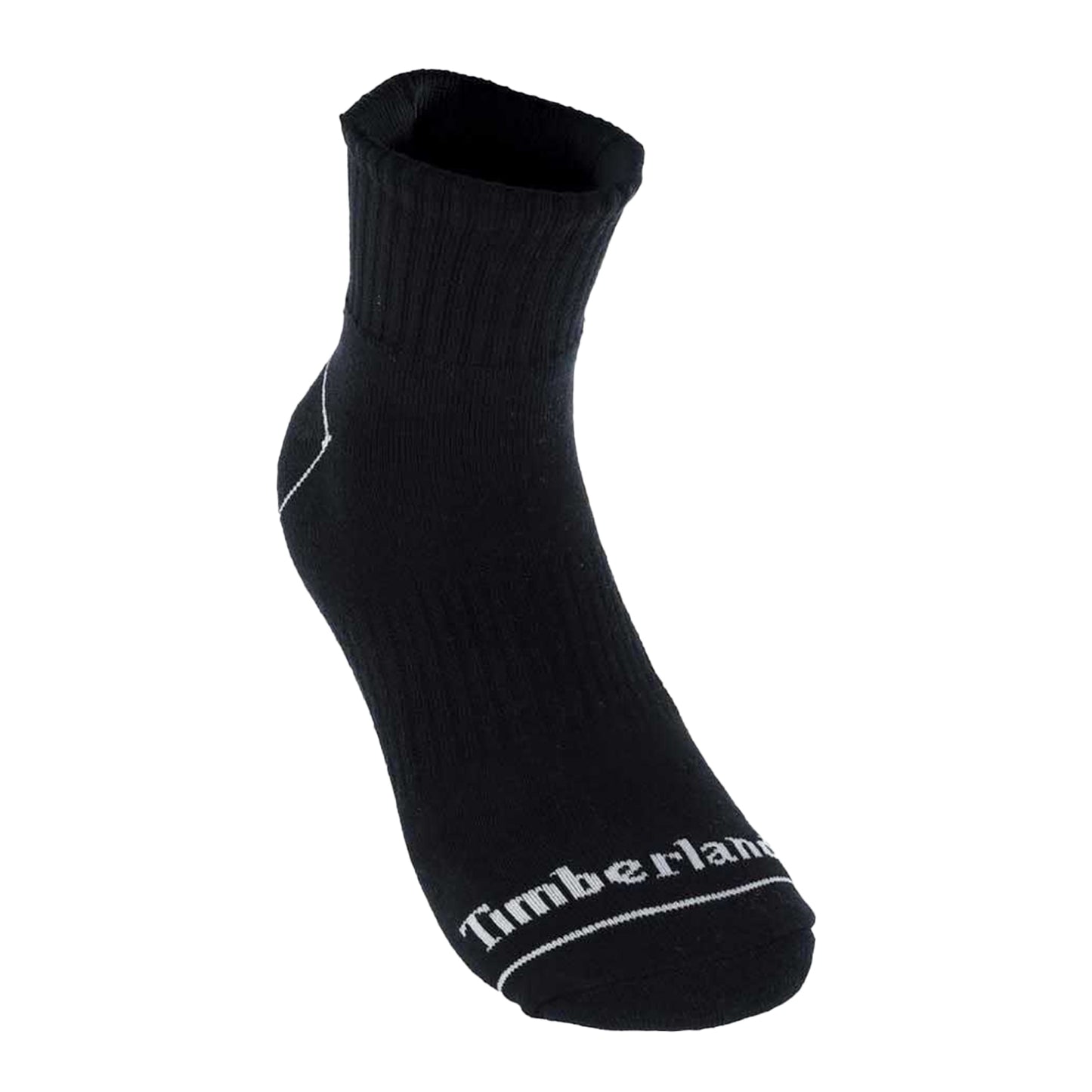 White-Black-Grey - Back - Timberland Mens Bowden Crew Socks (Pack of 3)