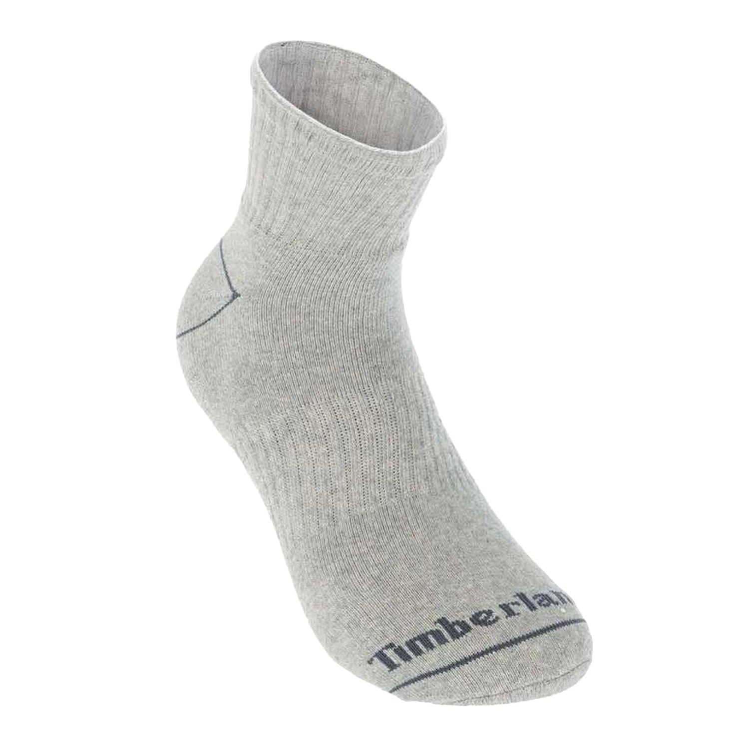 White-Black-Grey - Lifestyle - Timberland Mens Bowden Crew Socks (Pack of 3)