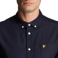 Navy - Pack Shot - Lyle & Scott Mens Lightweight Regular Shirt