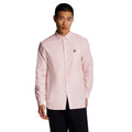Pink - Side - Lyle & Scott Mens Lightweight Regular Shirt