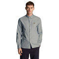 Blue - Side - Lyle & Scott Mens Lightweight Regular Shirt