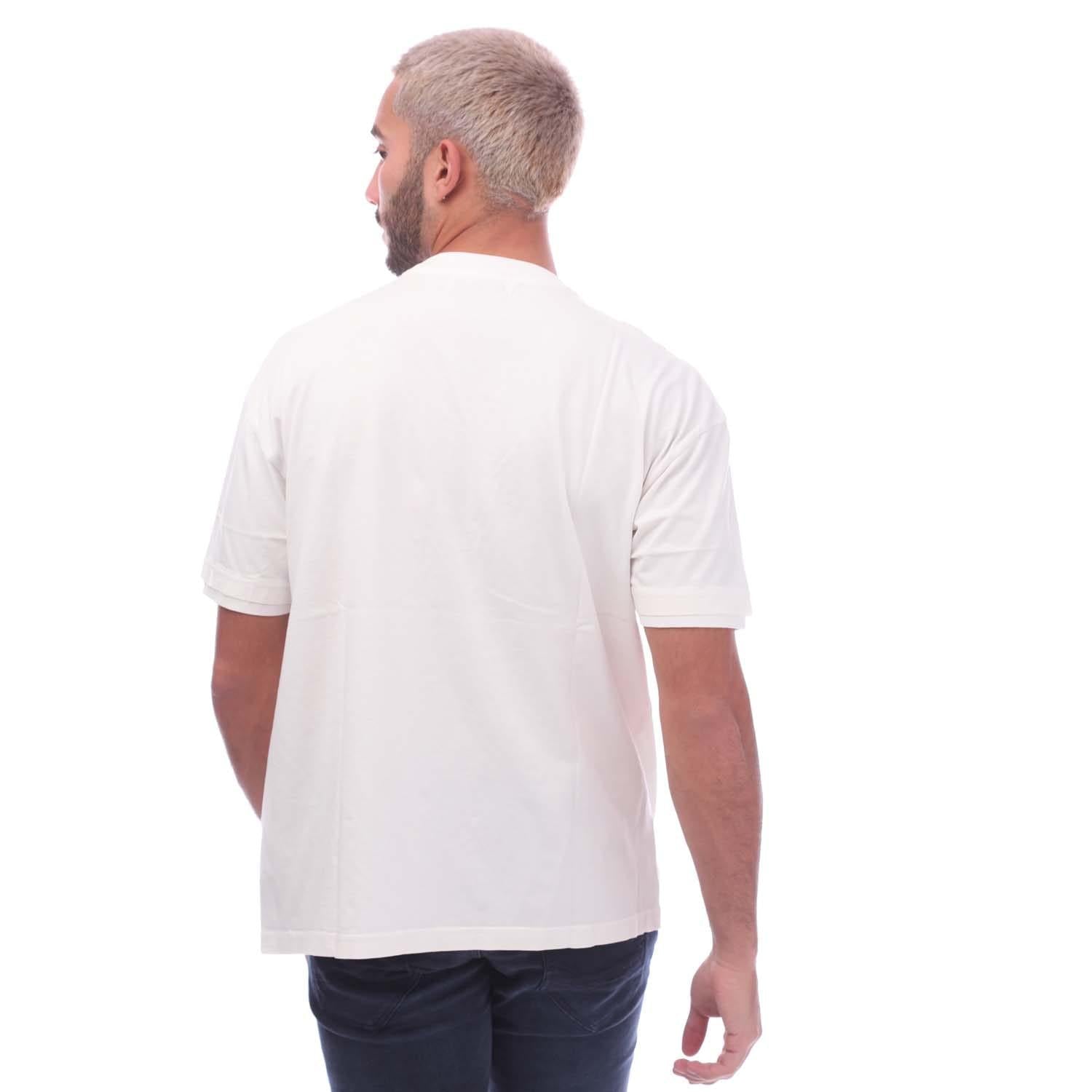 White-Green - Back - Ambush Mens Stoppers Necklace T-Shirt