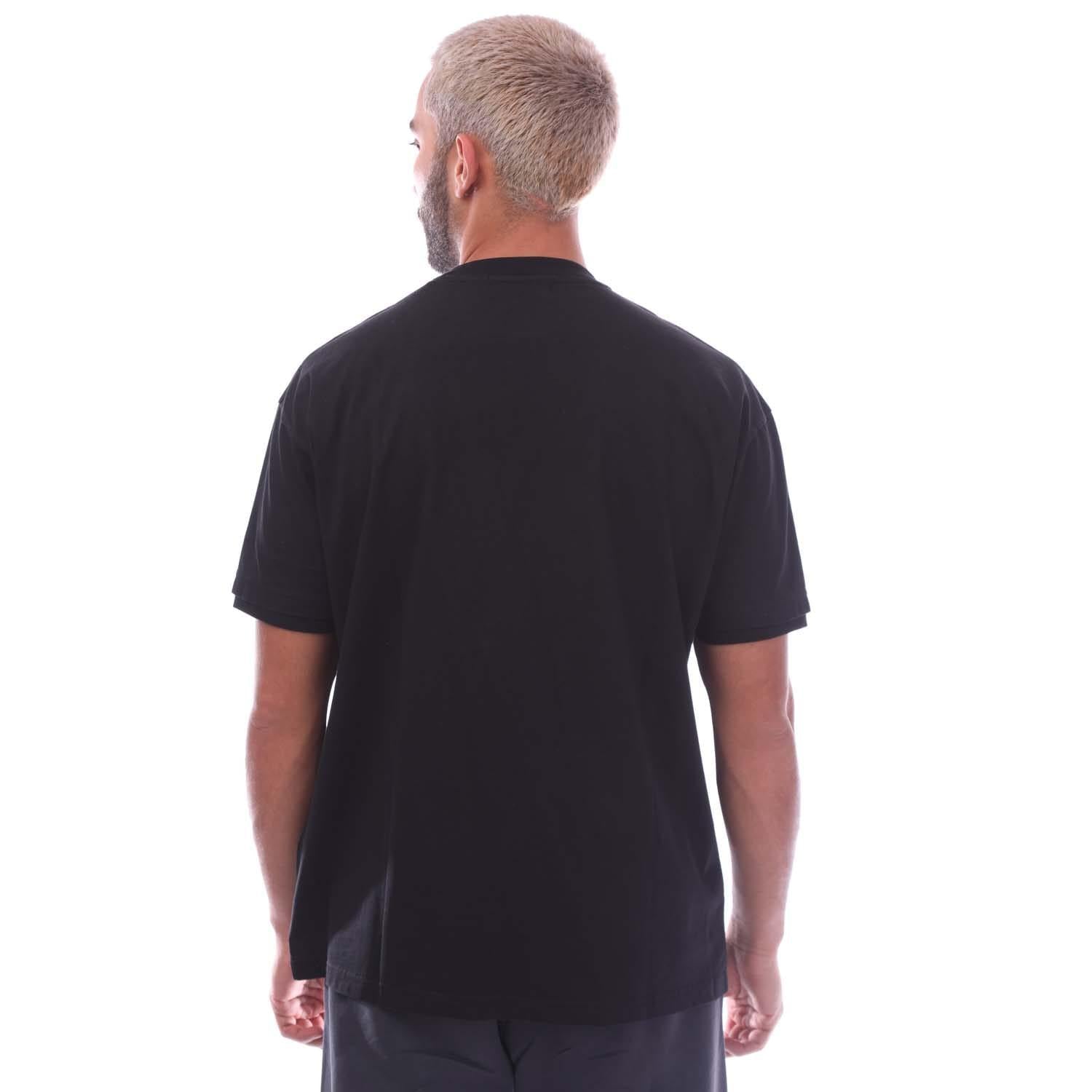 Black-Green - Back - Ambush Mens Stoppers Necklace T-Shirt