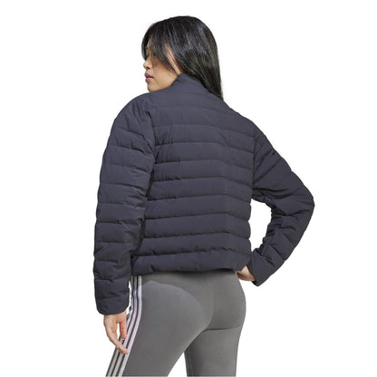 Black - Side - Adidas Womens-Ladies Helionic Light Padded Jacket